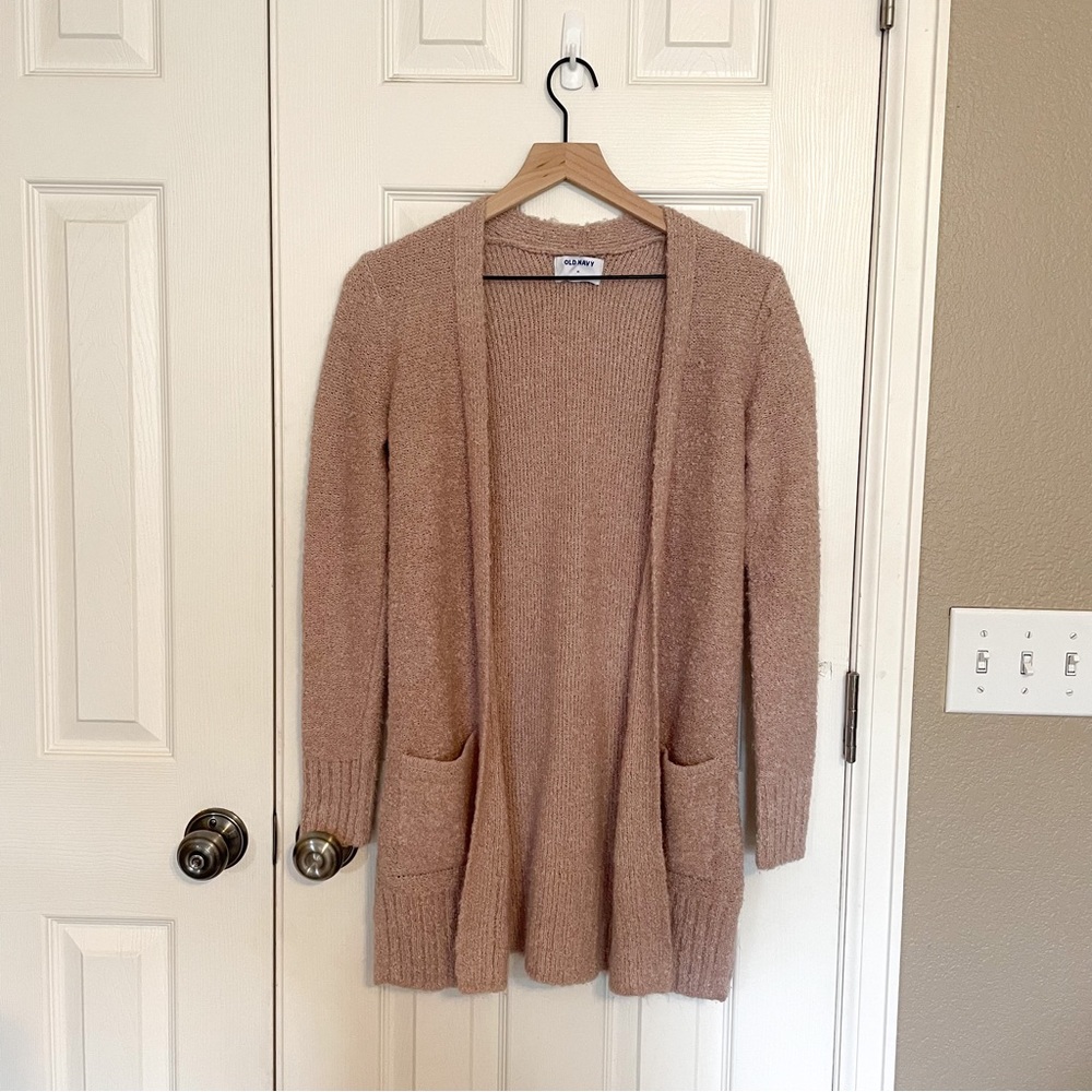 Old Navy pink knit cardigan